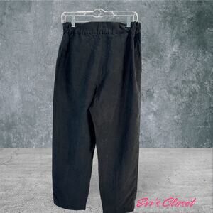 MADEWELL Pants Women's Sz S Black Tapered Huston  Crop MC 989